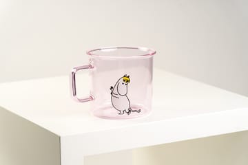 Caneca de vidro Snorkmaiden 35 cl - Rosa  - Muurla