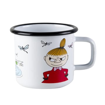 Caneca esmalte branca Little My - 3,7 dl - Muurla