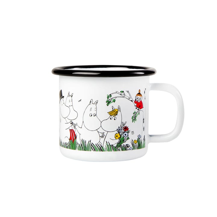 Caneca esmalte Glada familjen 1,5 dl - Gladafamiljen - Muurla