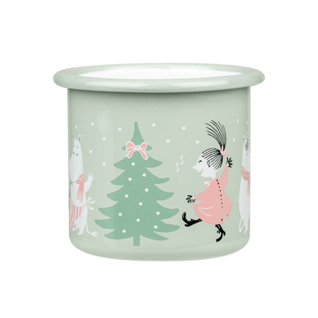 Caneca esmalte Moomin 25 cl - Festive spirits - Muurla