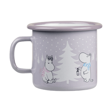 Caneca esmalte Moomin 25 cl - Snowfall - Muurla