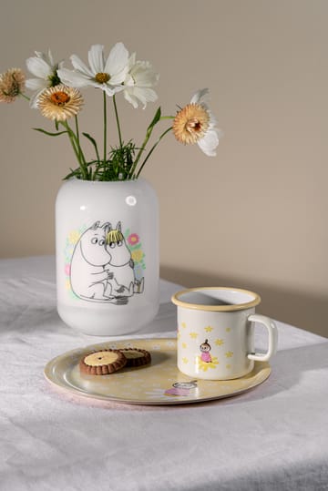 Caneca esmalte Moomin 37 cl - Flowers - Muurla