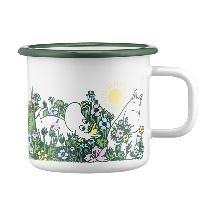 Caneca esmalte Moomin 37 cl, In the garden Muurla