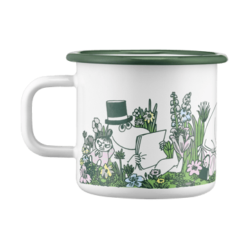 Caneca esmalte Moomin 37 cl - In the garden - Muurla