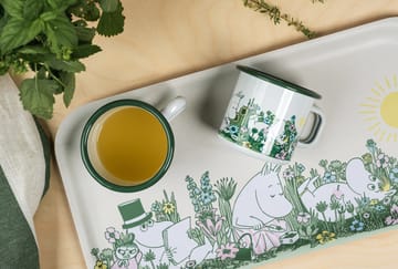 Caneca esmalte Moomin 37 cl - In the garden - Muurla