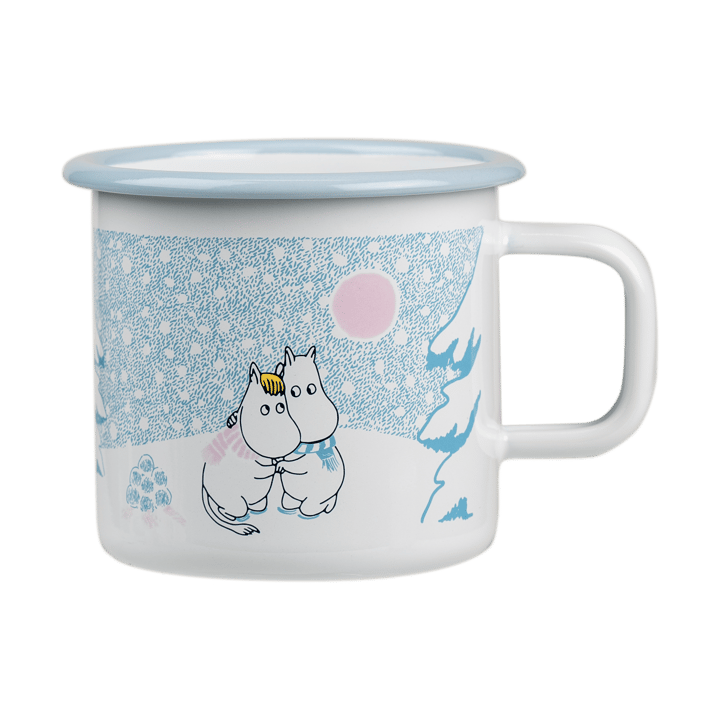 Caneca esmalte Moomin 37 cl - Let it snow - Muurla