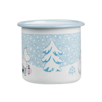 Caneca esmalte Moomin 37 cl - Let it snow - Muurla