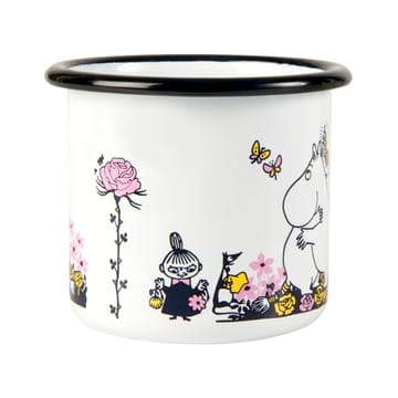 Caneca esmalte Moomin hugs 25 cl - branco - Muurla