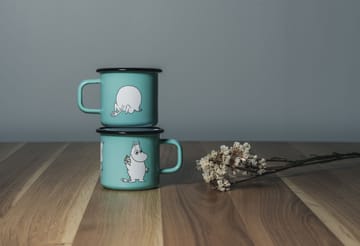 Caneca esmalte Moomin Retro 37 cl - Mint - Muurla