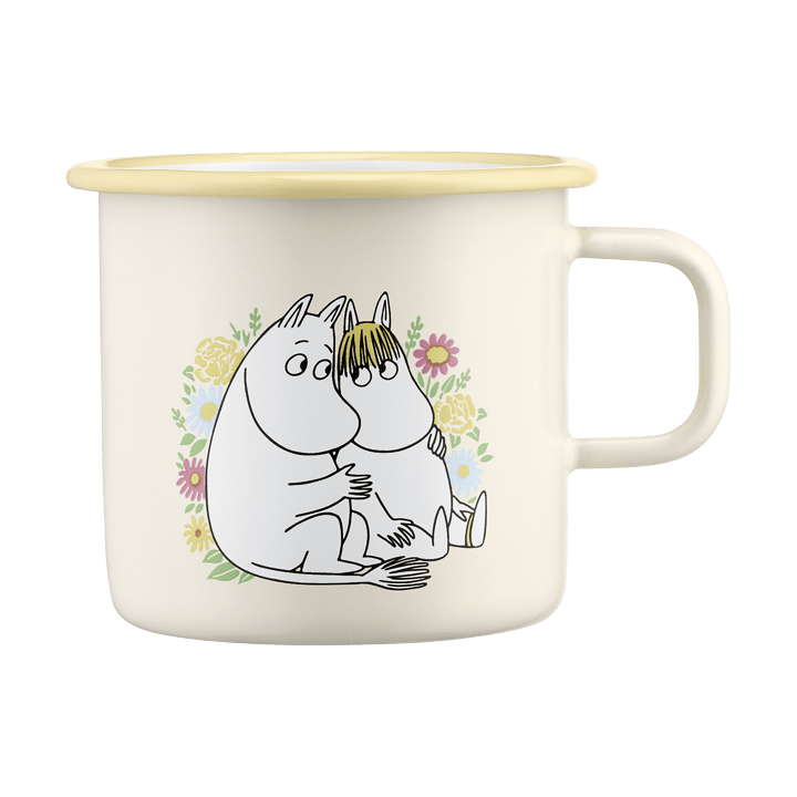 Caneca esmalte Mumin 550 ml, Flowers Muurla