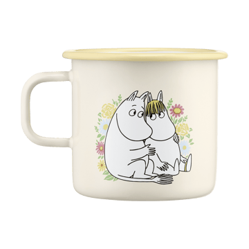 Caneca esmalte Mumin 550 ml - Flowers - Muurla