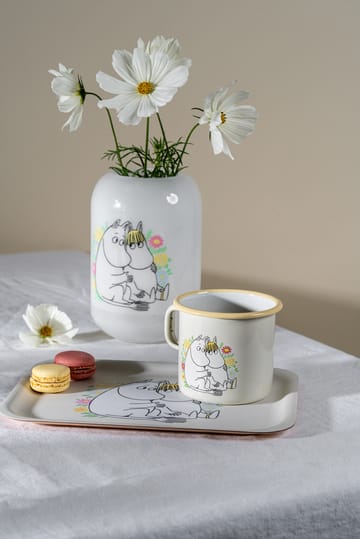 Caneca esmalte Mumin 550 ml - Flowers - Muurla