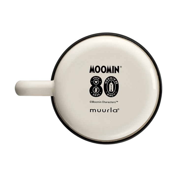 Caneca esmalte Mumin 80 37 cl, Branco Muurla