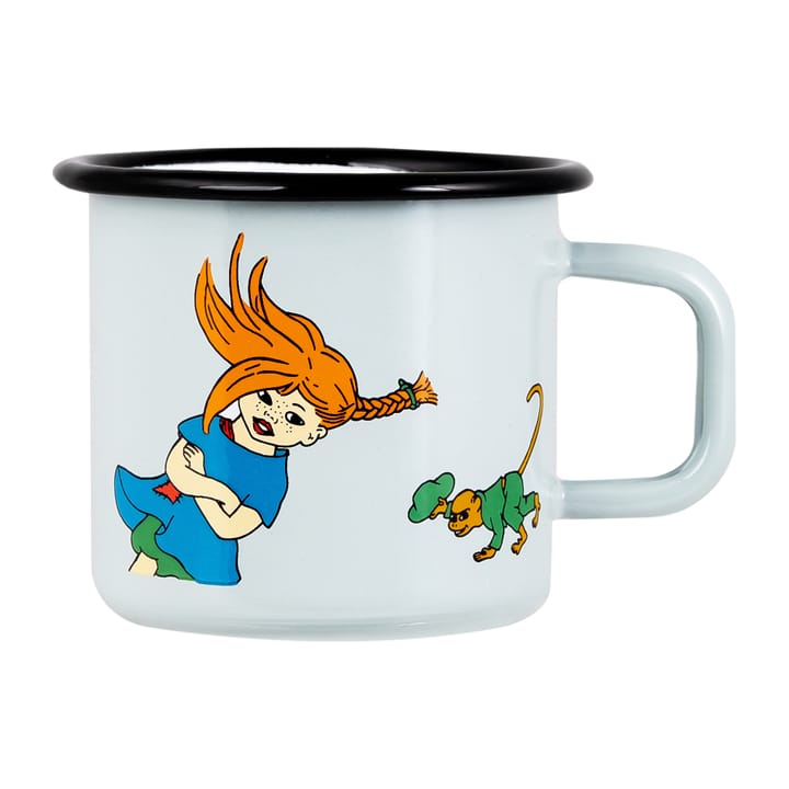 Caneca esmalte Pippi The Strongest Girl 37 cl - Multi - Muurla