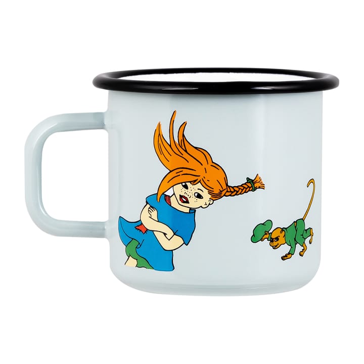 Caneca esmalte Pippi The Strongest Girl 37 cl - Multi - Muurla