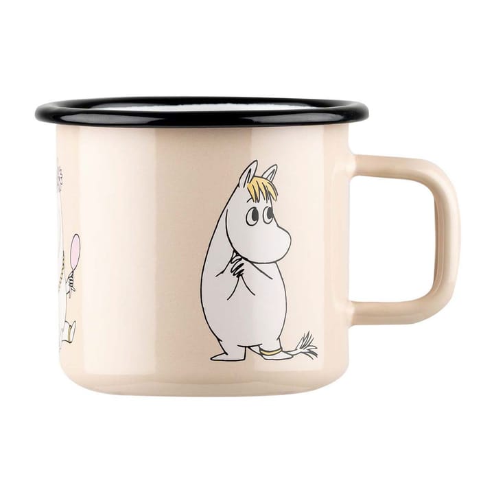 Caneca esmalte Snorkmaiden Retro 37 cl - Bege - Muurla