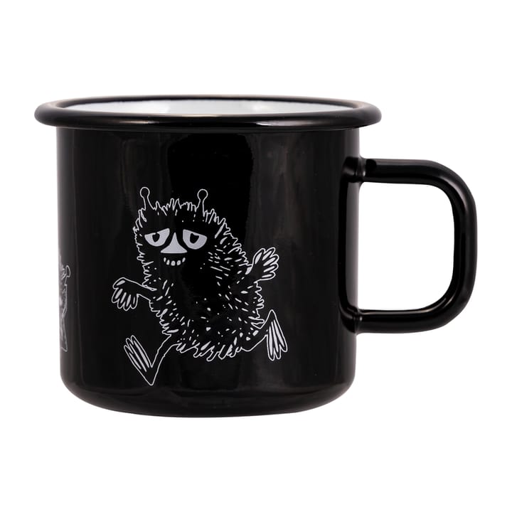 Caneca esmalte Stinky 37 cl, Preto Muurla