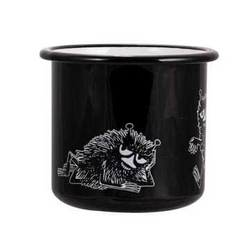 Caneca esmalte Stinky 37 cl - Preto - Muurla