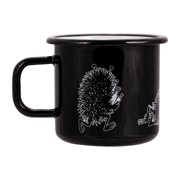 Caneca esmalte Stinky 37 cl, Preto Muurla