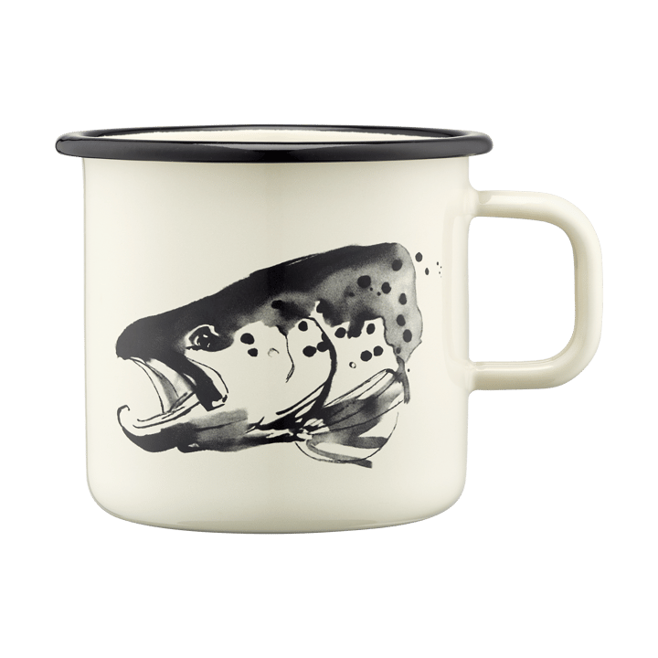 Caneca esmalte Teemu Järvi x Muurla 55 cl - Lúcio & truta - Muurla