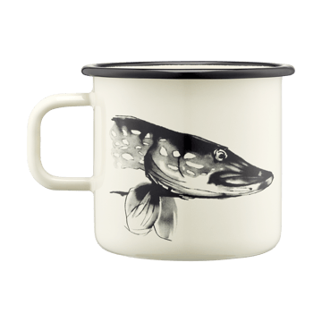 Caneca esmalte Teemu Järvi x Muurla 55 cl - Lúcio & truta - Muurla