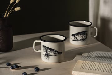 Caneca esmalte Teemu Järvi x Muurla 55 cl - Lúcio & truta - Muurla