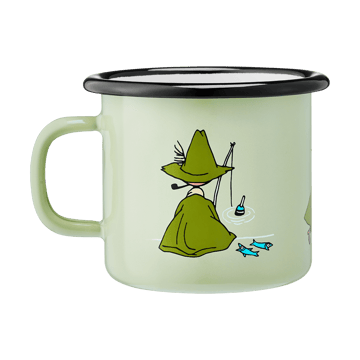 Chávena de esmalte Moomin 2,5 dl - Snufkin - Muurla