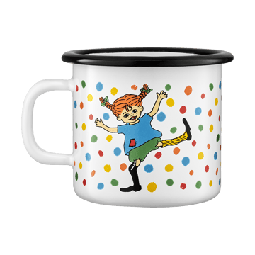 Chávena de esmalte Pippi 2,5 dl - Hoppsansa - Muurla