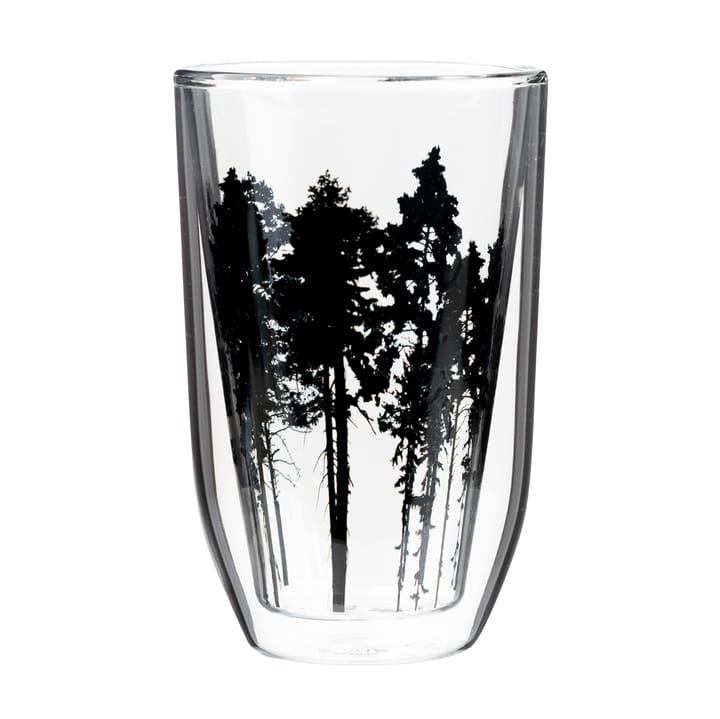 Copo de bebidas quentes Nordic The Forest 30 cl - transparente-preto - Muurla