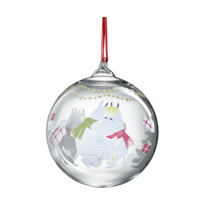 Decora�ção de árvore de Natal Moomin Ø9 cm - Happy holidays - Muurla