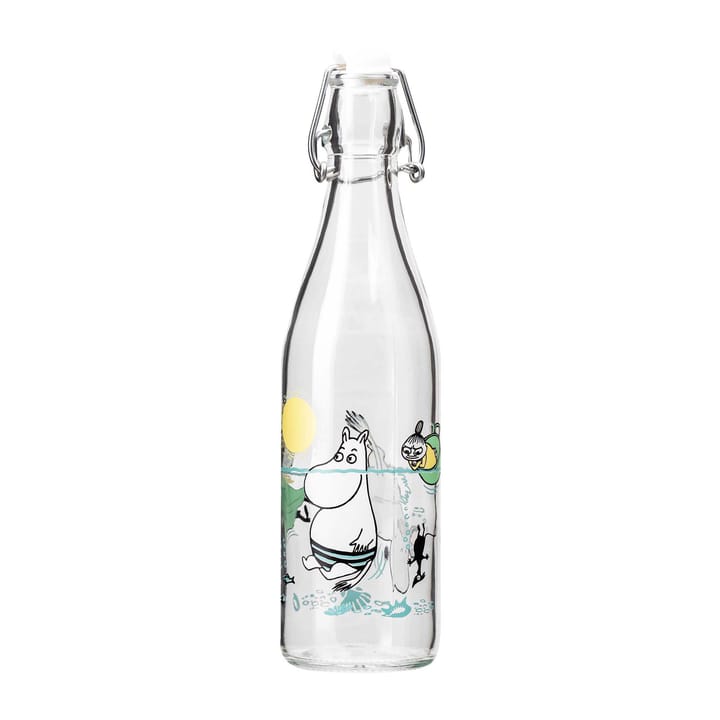 Garrafa de vidro Moomin 0,5 l - Fun in the water - Muurla