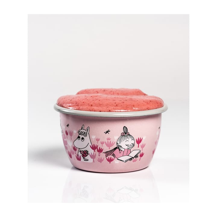 Moomin Girls tigela esmaltada 30 cl - Rosa - Muurla