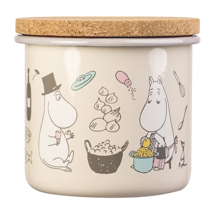 Moomin jarra esmaltada com tampa 1.3 l - Bon Appétit - Muurla