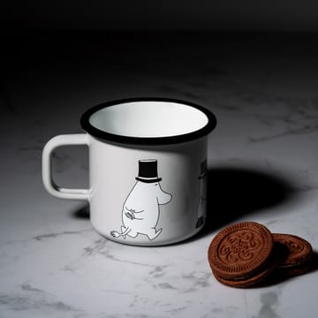 Moomin pappa caneca esmaltada 37 cl - Cinza - Muurla