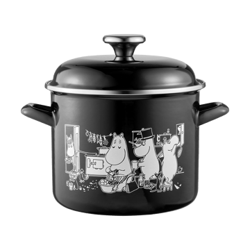 Panela de esmalte Mumin com tampa alta 3,5 L - Cozinha - Muurla