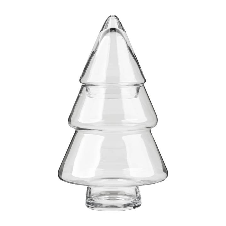 Recipiente de vidro com tampa Glass tree - 30 cm - Muurla