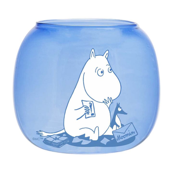 Tigela/lanterna Moomin 9 cm - Azul - Muurla