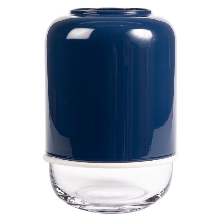 Vaso ajustável Capsule 18-28 cm - Azul marinho-transparente - Muurla