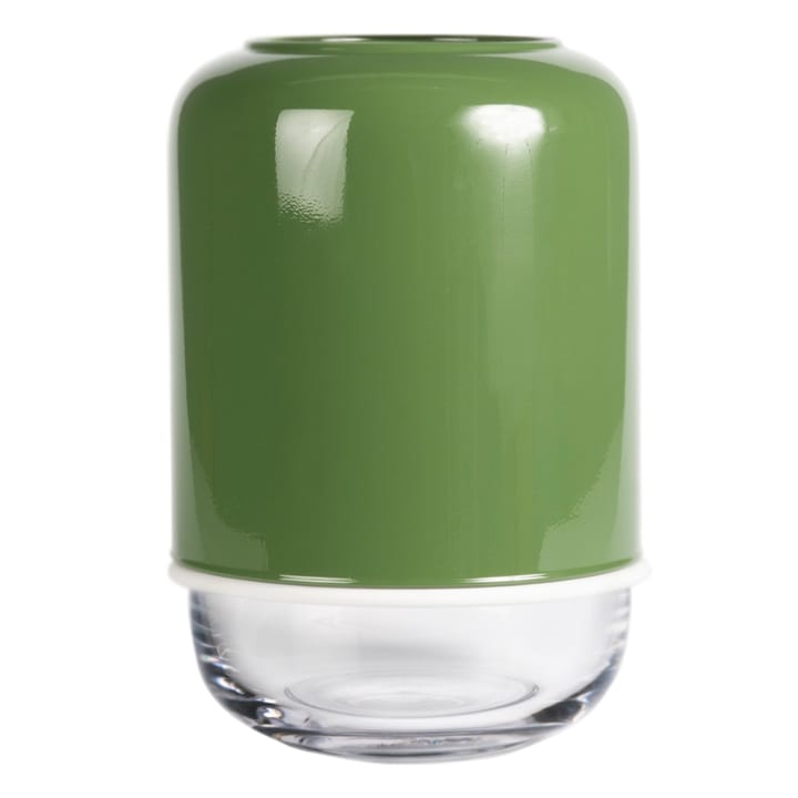 Vaso ajustável Capsule 18-28 cm - verde-transparente - Muurla