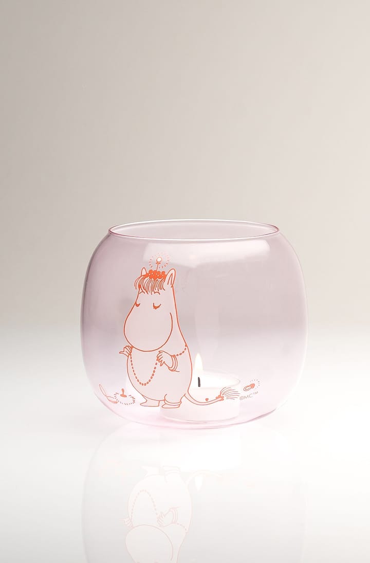 Vaso lanterna Snorkmaiden Ø9 cm - Rosa  - Muurla