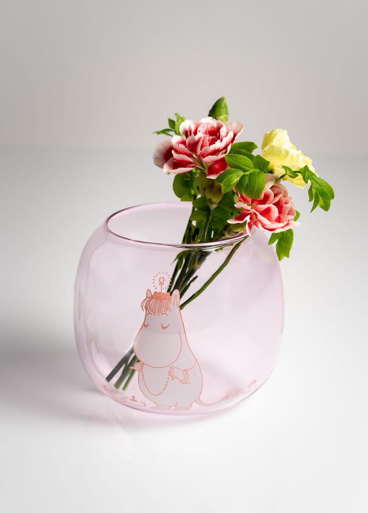 Vaso lanterna Snorkmaiden Ø9 cm - Rosa  - Muurla