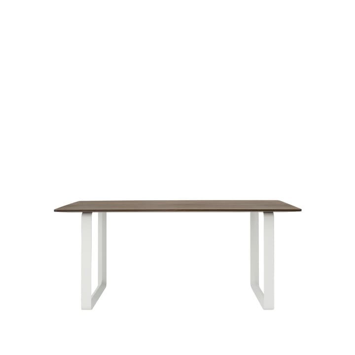 70/70 mesa de jantar 170x85 cm - Carvalho-Branco fumado sólido - Muuto