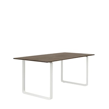 70/70 mesa de jantar 170x85 cm - Carvalho-Branco fumado sólido - Muuto