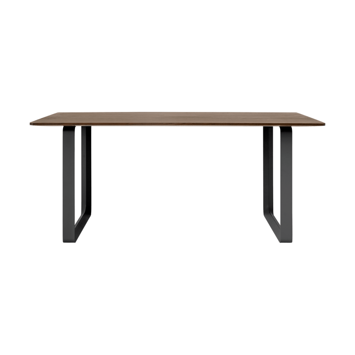 70/70 mesa de jantar 170x85 cm - Carvalho-preto fumado sólido - Muuto