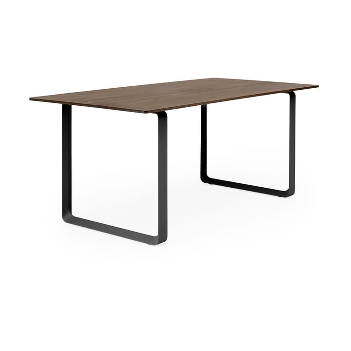 70/70 mesa de jantar 170x85 cm - Carvalho-preto fumado sólido - Muuto