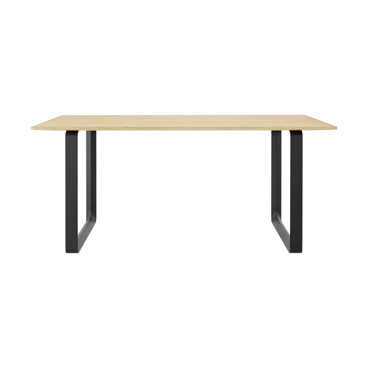 70/70 mesa de jantar 170x85 cm - Carvalho sólido-preto - Muuto