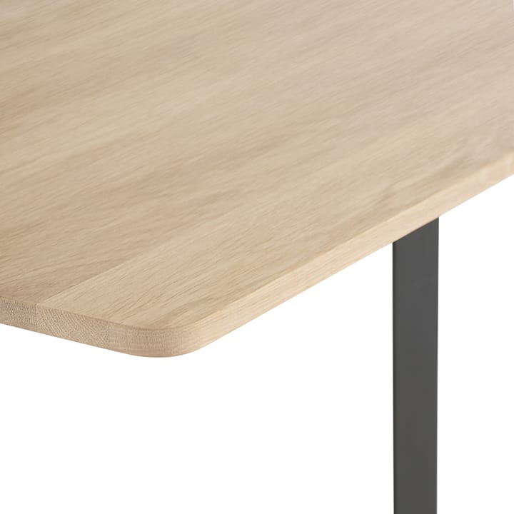 70/70 mesa de jantar 170x85 cm - Carvalho sólido-preto - Muuto