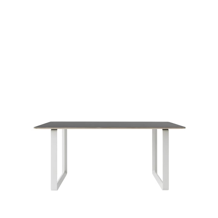 70/70 mesa de jantar 170x85 cm - Óleo de linhaça-Compensado-Branco - Muuto