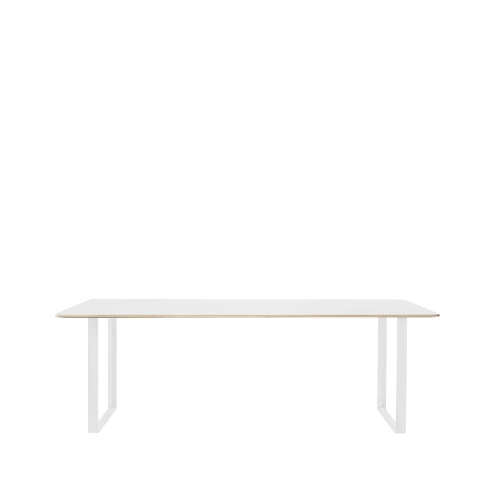 70/70 mesa de jantar 225x90 cm - Branco laminado-compensado-branco  - Muuto