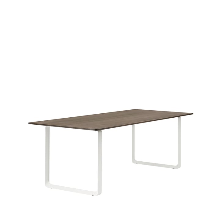 70/70 mesa de jantar 225x90 cm - Carvalho-Branco fumado sólido - Muuto